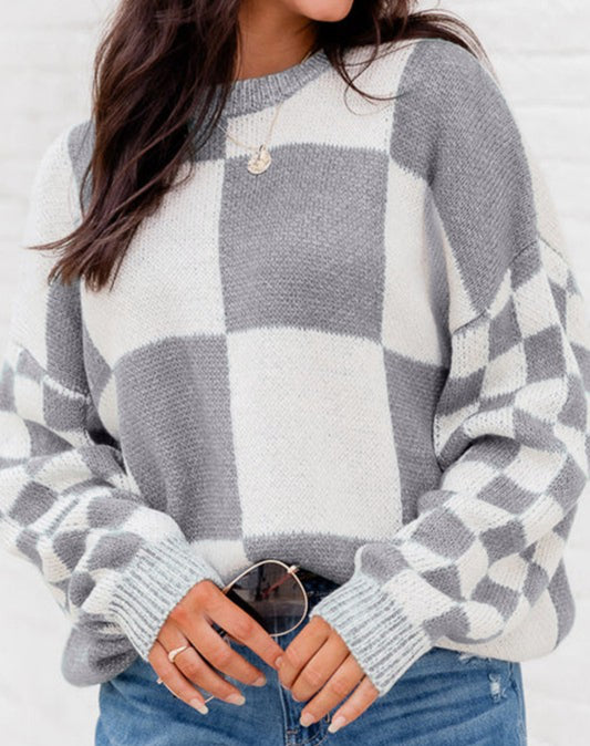 Checkered Sweater