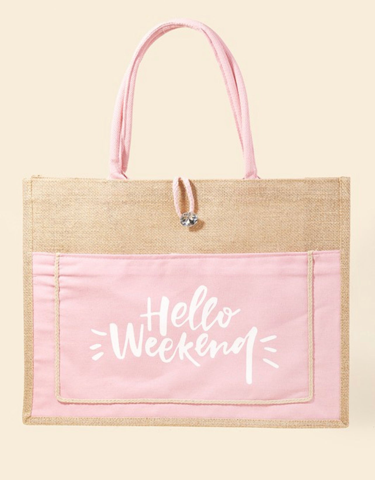 Hello Weekend Tote Bag