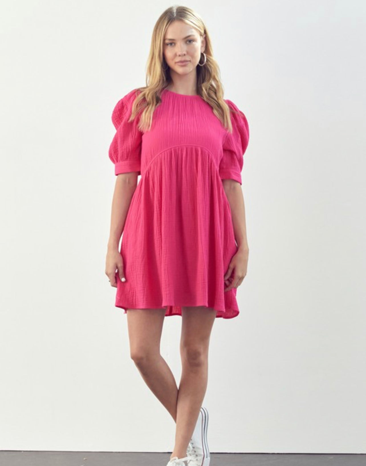 Let's Go Out Pink Mini Dress